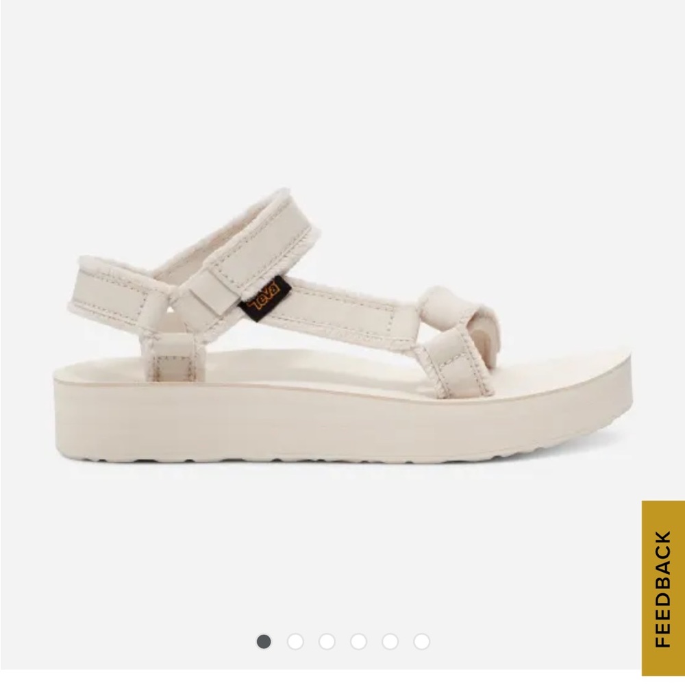 TEVA Women’s MIDFORM UNIVERSAL CANVAS strappy sandals in color Birch 🤍✨